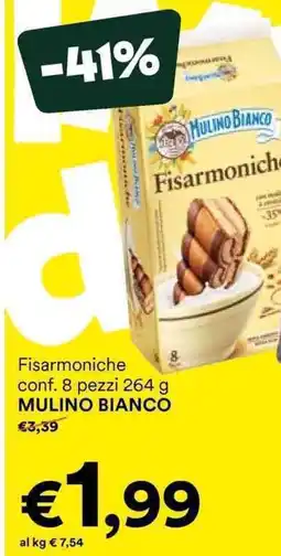 Unes Fisarmoniche conf. 8 pezzi MULINO BIANCO offerta