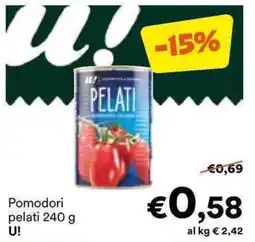 Unes Pomodori pelati U! offerta