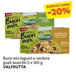 Unes Buon mix legumi e verdure gusti assortiti VALFRUTTA offerta