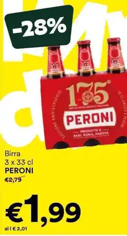 Unes Birra PERONI offerta