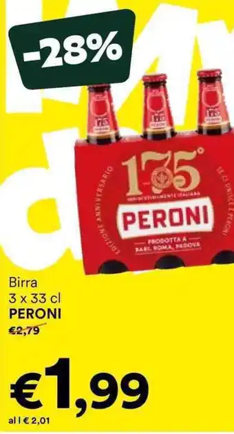 Unes Birra PERONI offerta