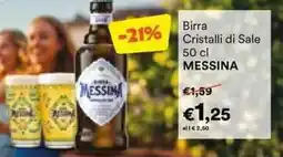 Unes Birra Cristalli di Sale MESSINA offerta