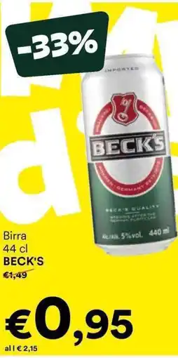 Unes Birra BECK'S offerta