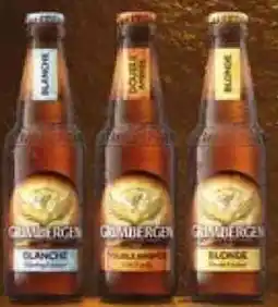 Unes Birra blonde, double ambrée o blanche GRIMBERGEN offerta