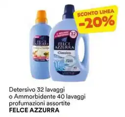 Unes Detersivo o Ammorbidente profumazioni assortite FELCE AZZURRA offerta