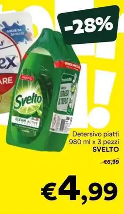 Unes Detersivo piatti SVELTO offerta