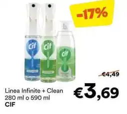 Unes Linea Infinite + Clean CIF offerta