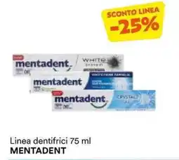 Unes Linea dentifrici MENTADENT offerta