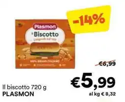 Unes Il biscotto PLASMON offerta