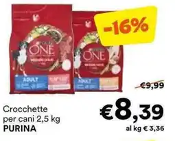 Unes Crocchette per cani PURINA offerta