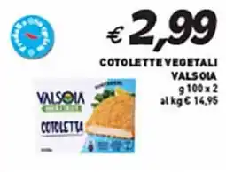 Coal Cotolette vegetali VALSOIA offerta