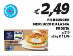 Coal Fishburger merluzzo d'alaska FROSTA offerta