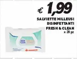 Coal Salviette milleusi disinfettanti FRESH & CLEAN offerta
