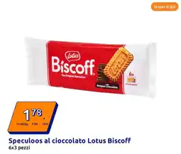 Action Speculoos al cioccolato Lotus Biscoff offerta