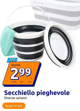 Action Secchiello pieghevole offerta