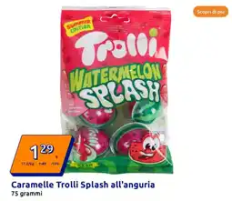 Action Caramelle Trolli Splash all'anguria offerta