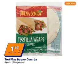 Action Tortillas Bueno Comida offerta
