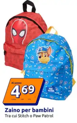 Action Zaino per bambini offerta