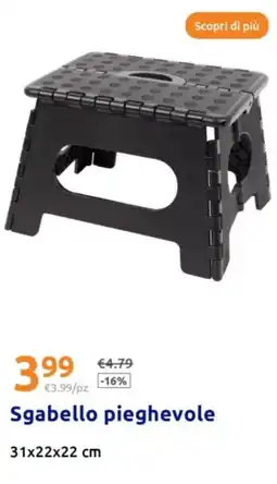 Action Sgabello pieghevole offerta