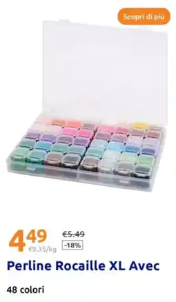 Action Perline Rocaille XL Avec offerta