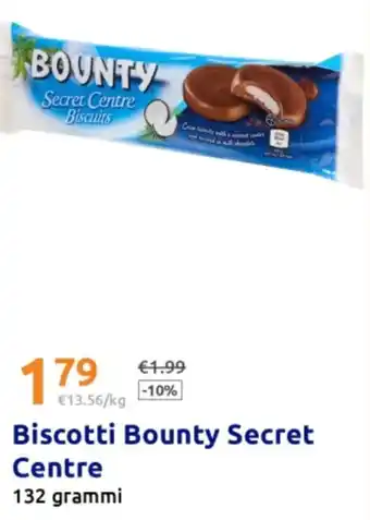 Action Biscotti Bounty Secret Centre offerta