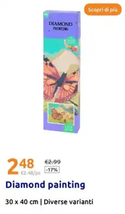Action Diamond painting offerta