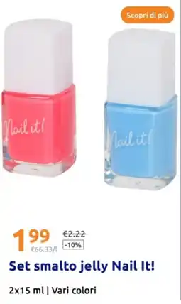 Action Set smalto jelly Nail It! offerta
