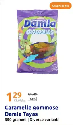 Action Caramelle gommose Damla Tayas offerta