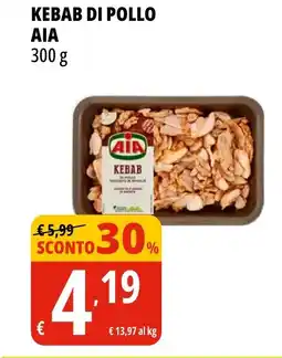 Tigros Kebab di pollo AIA offerta