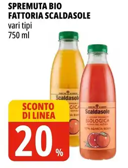 Tigros Spremuta bio fattoria scaldasole offerta