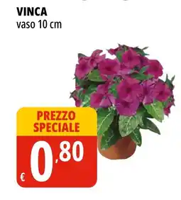 Tigros Vinca vaso 10 cm offerta