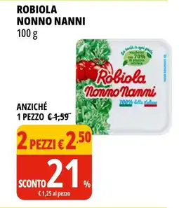 Tigros Robiola NONNO NANNI offerta