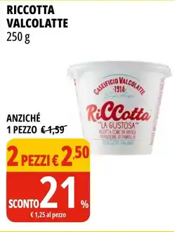 Tigros Riccotta VALCOLATTE offerta