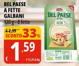 Tigros Bel paese a fette GALBANI offerta