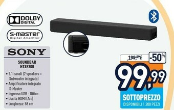 Htsf200.cel altoparlante soundbar