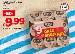 Bennet Tonno all'olio di oliva RIO MARE offerta