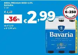 Bennet Birra premium beer 5.0% BAVARIA offerta