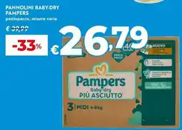Bennet Pannolini baby-dry PAMPERS offerta