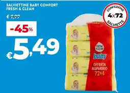 Bennet Salviettine baby comfort FRESH & CLEAN offerta
