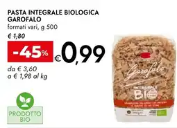 Bennet Pasta integrale biologica GAROFALO offerta