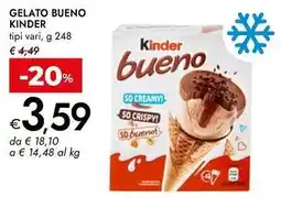 Bennet Gelato bueno KINDER offerta