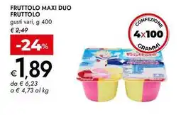 Bennet Fruttolo maxi duo FRUTTOLO offerta
