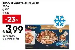 Bennet Sugo spaghettata di mare ESCA offerta