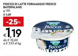 Bennet Fiocco di latte formaggio fresco BAYERNLAND offerta