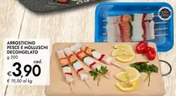 Bennet Arrosticino pesce e molluschi decongelato offerta