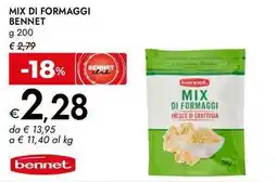 Bennet Mix di formaggi BENNET offerta