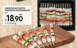 Bennet Arrosticino pesce e molluschi decongelato offerta