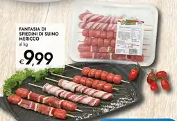 Bennet Fantasia di spiedini di suino mericco offerta