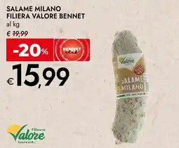 Bennet Salame milano filiera valore BENNET offerta