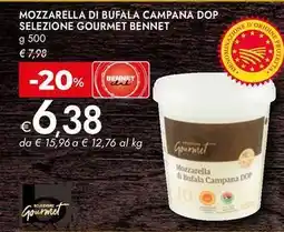 Bennet Mozzarella di bufala campana dop selezione GOURMET BENNET offerta